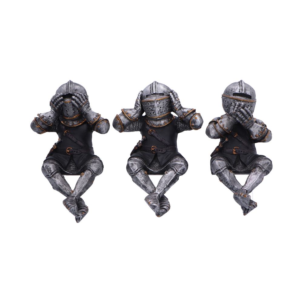 Three Wise Knights Shelf Sitters 11cm