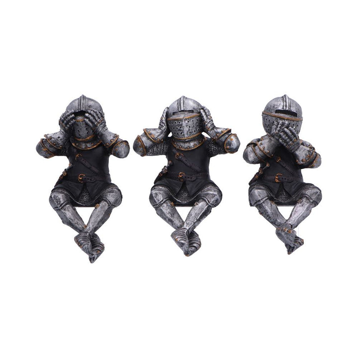 Three Wise Knights Shelf Sitters 11cm