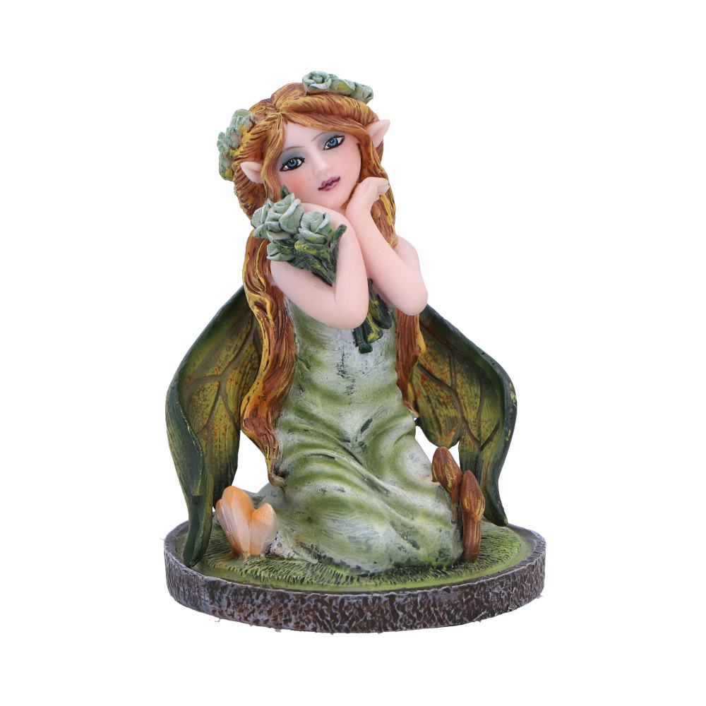 Clover Green Crystal Fairy Figurine 9cm
