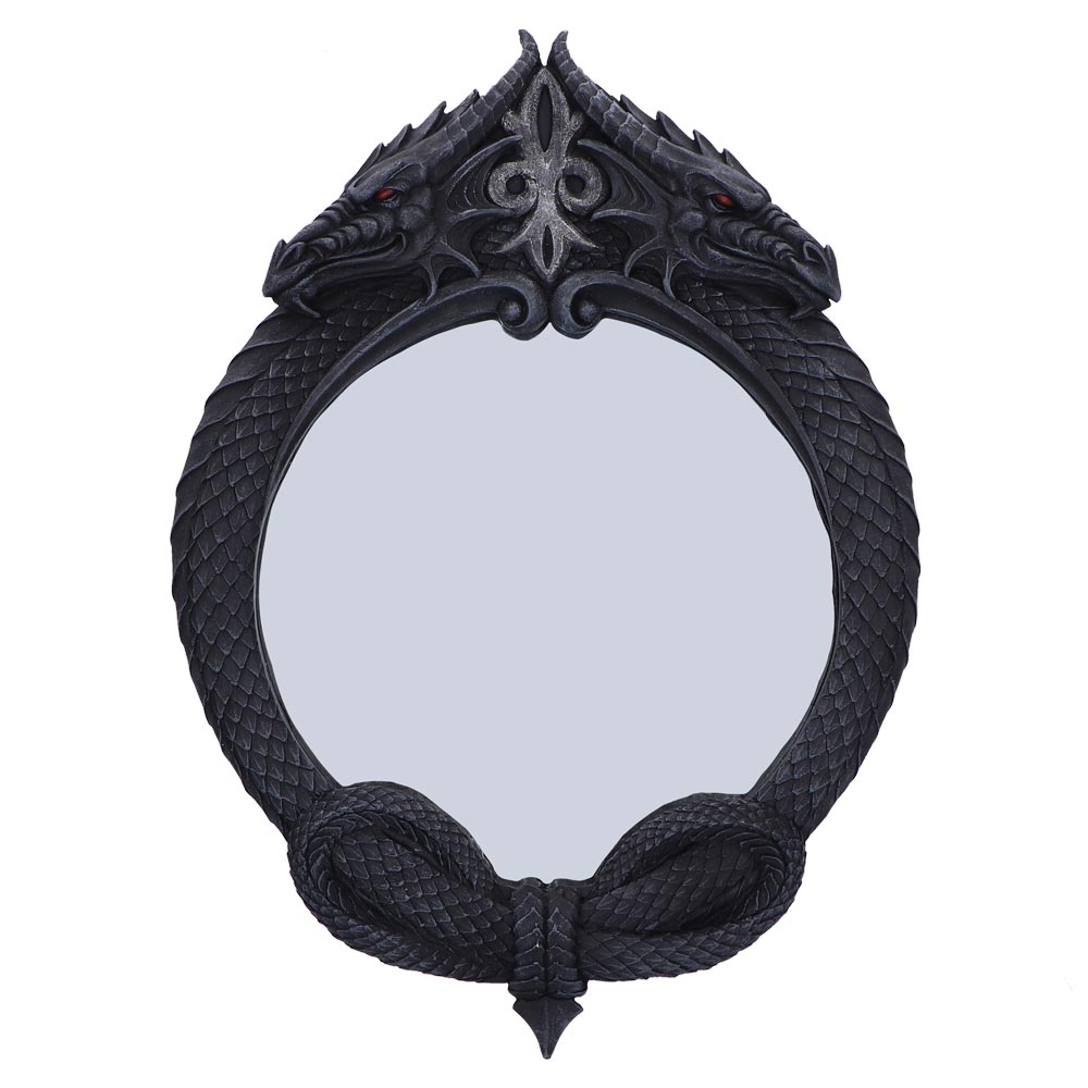 The Reflector Gothic Dragon Mirror 35.5cm