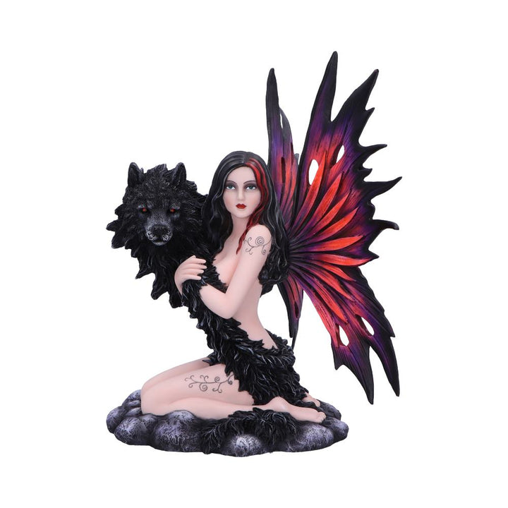 Shadow Spirit Fairy and Wolf Figure 34.5cm