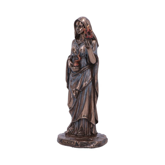Hestia Goddess of Home and Hearth Bronze Figurine 15cm 2