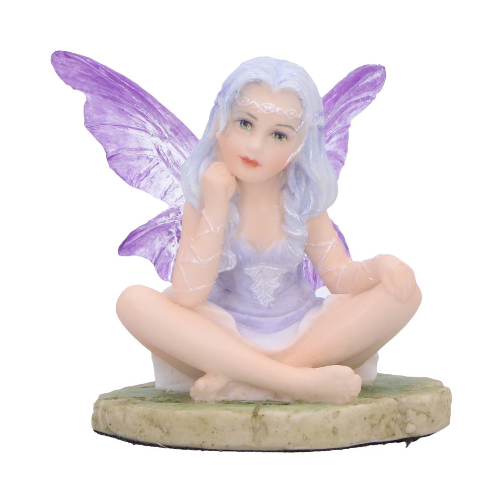 Lila Serene Lavender Fairy with Ethereal Wings 5cm