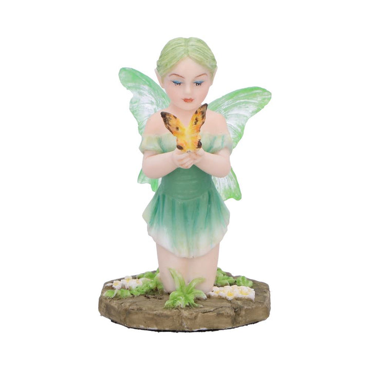 Esme Forest Fairy with Butterfly and Flowers 7cm