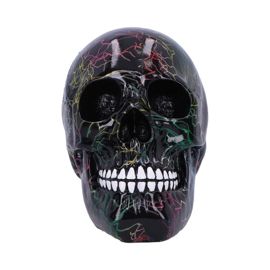 Electro Decorative Resin Skull 17.5cm 2