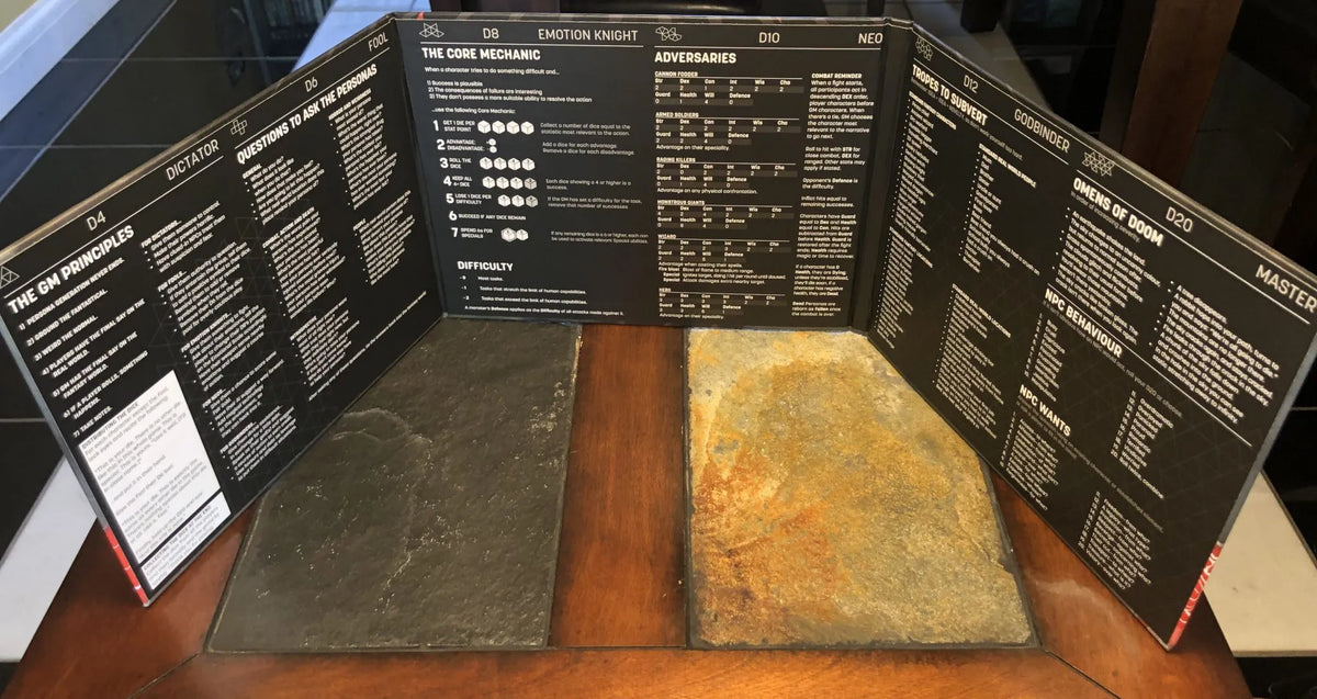DIE RPG Gamesmaster Screen 2024 Printing