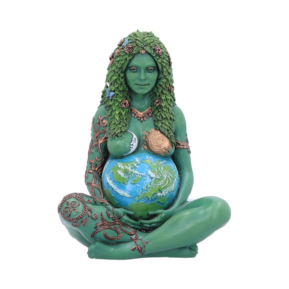 Small Ethereal Mother Earth Gaia Art Statue Painted Figurine 17.5cm