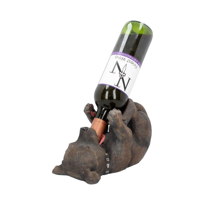 Staffordshire Bull Terrier Dog Guzzler Wine Bottle Holder Guzzlers 25cm