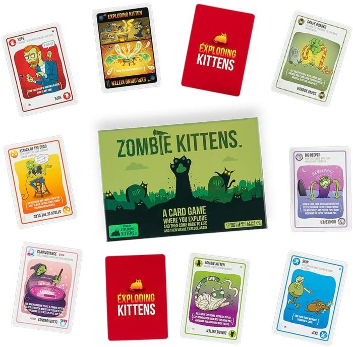 Exploding Kittens - Zombie Kittens Card Game