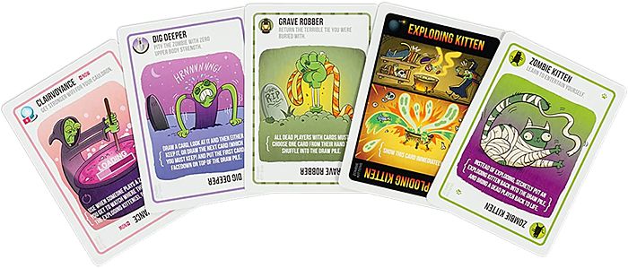 Exploding Kittens - Zombie Kittens Card Game