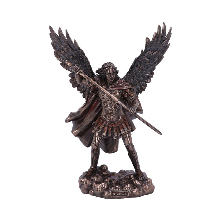 Bronze Saint Michael the Defender Archangel Figurine 29cm