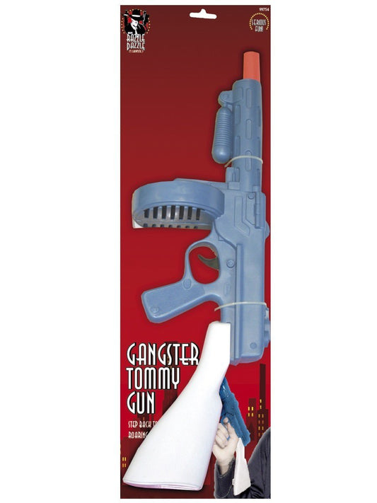 Gangsters Tommy Gun Blue 49cm Plastic 2