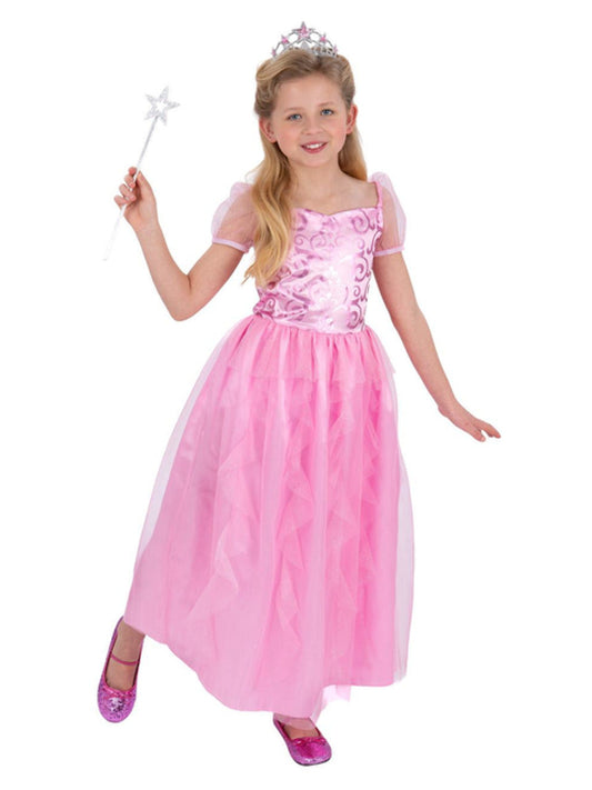 Good Witch Fairy Costume Girls Glinda Pink Dress 2