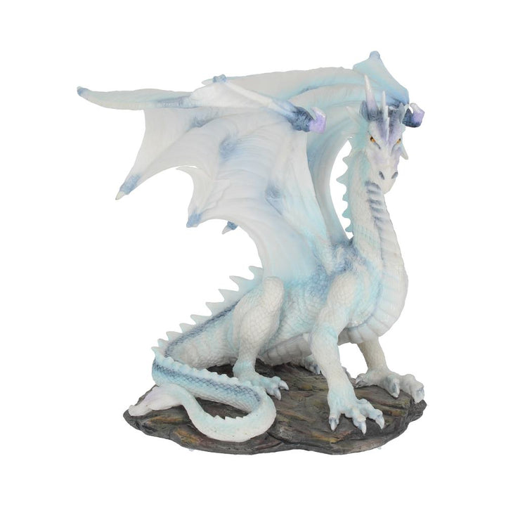 Grawlbane White Dragon Figurine 20cm
