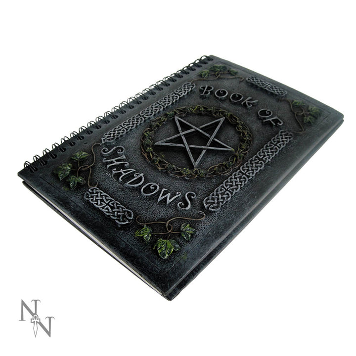 Ivy Book Of Shadows Journal With Pentagram Resin Cover 22cm