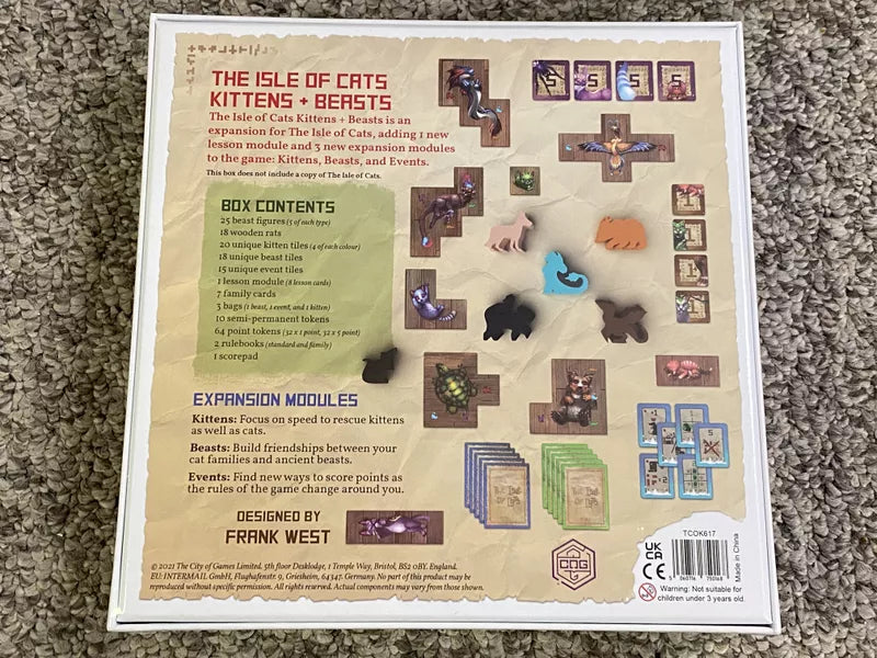 The Isle of Cats Kittens and Beasts Board Game Expansion 7