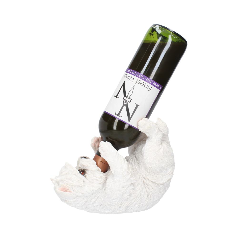 West Highland Terrier Guzzler Dog Wine Bottle Holder Guzzlers 22cm