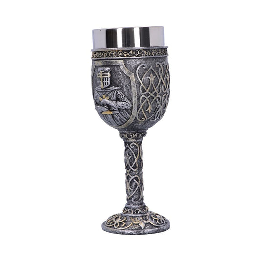 Armoured Medieval Knight Soldier Goblet 19cm 2