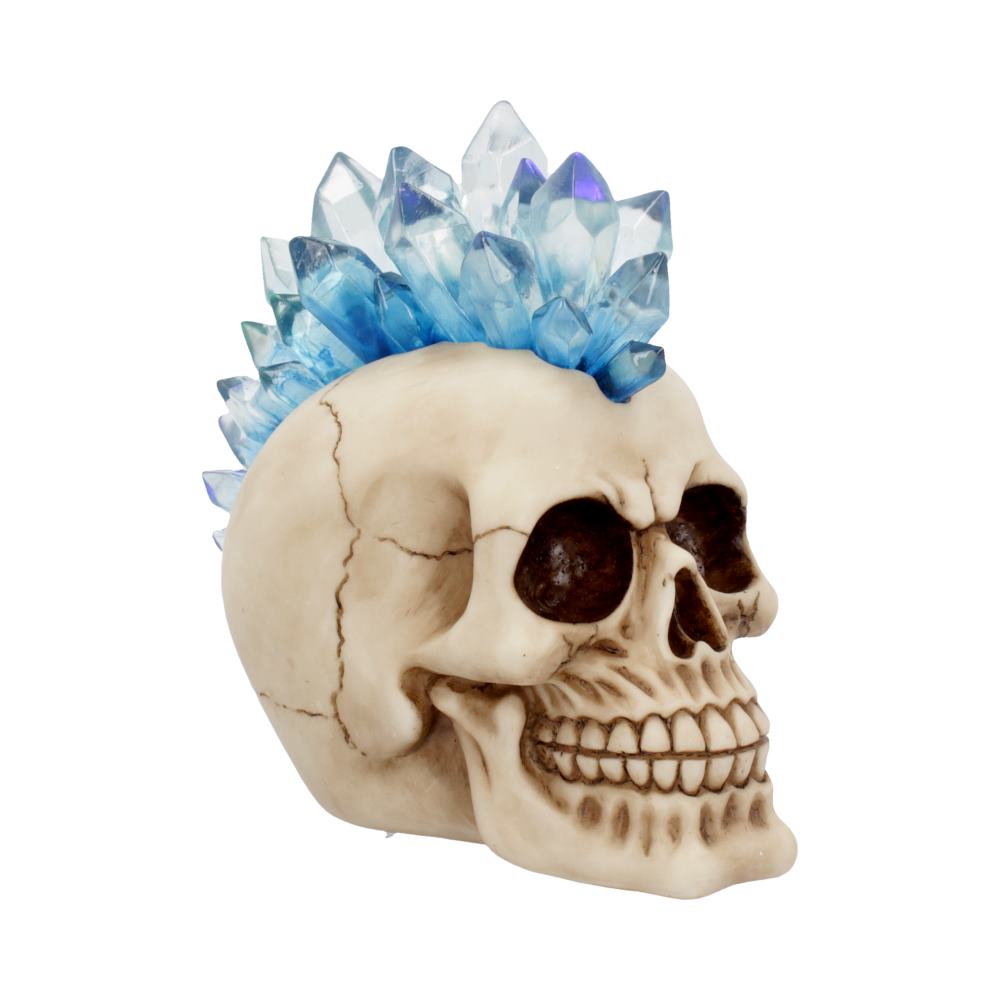 LED Crystal Mohawk Hawk Skull 18cm 1