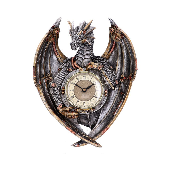Dracus Horologium Steampunk Dragon Wall Clock 27.5cm
