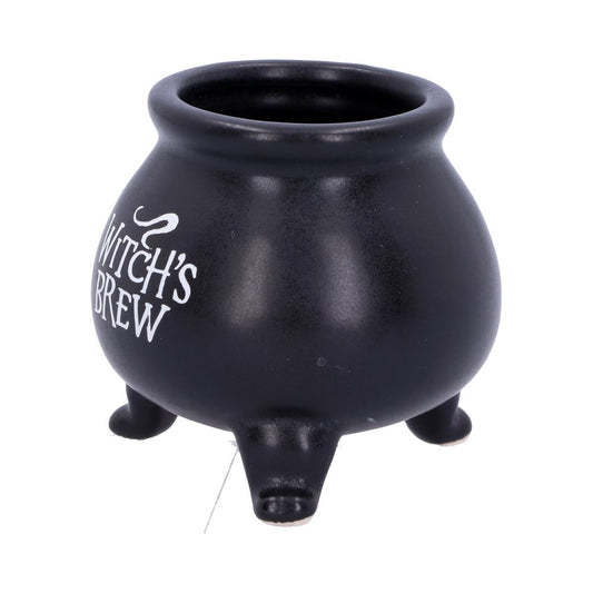 Small Black Witchs Brew Cauldron Pot Trinket Set of Four 7cm 2