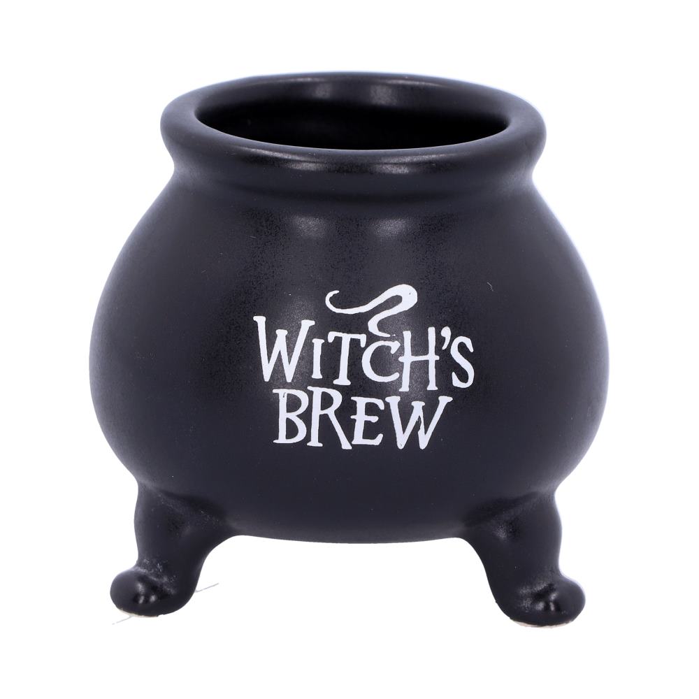 Small Black Witchs Brew Cauldron Pot Trinket Set of Four 4 7cm
