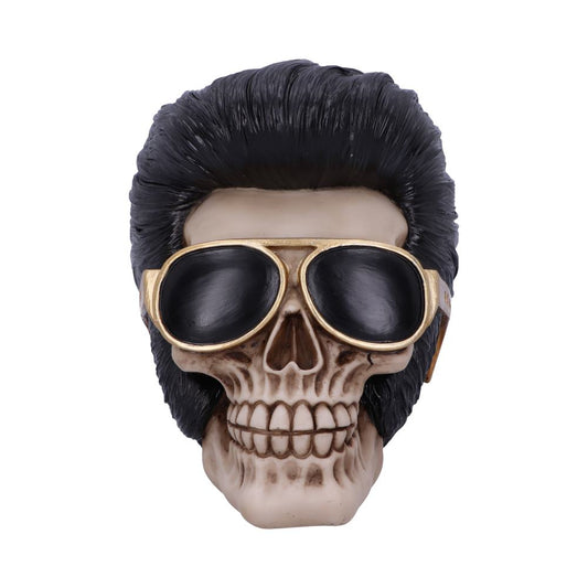 Uh Huh The King Elvis Skull Figurine 17cm 2