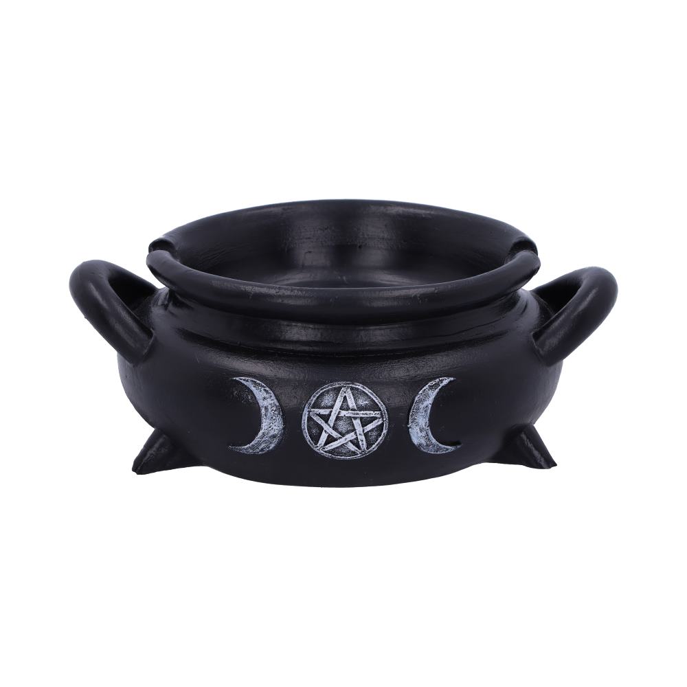 Set of Six Cauldron Bubble Witch Wiccan Incense Stick Burners 13cm