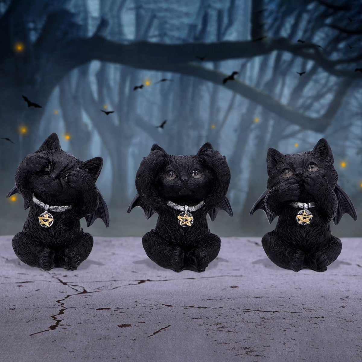 Three Wise Vampuss Figurines 9cm 7