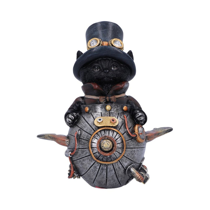 Feline Invention Steampunk Cat Figurine 14.5cm