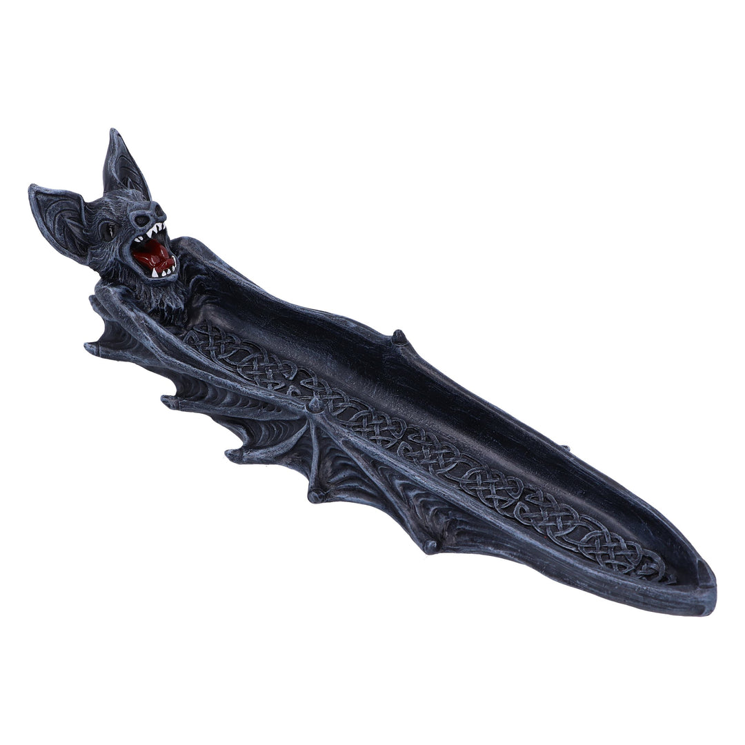Night Wing Gothic Bat Incense Burner 29cm