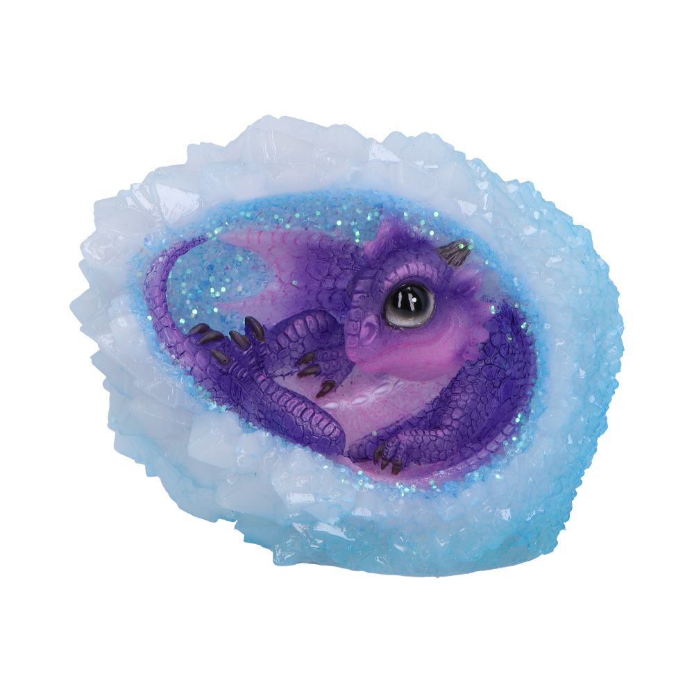 Geode Nest Purple Illuminating Figurine 12cm