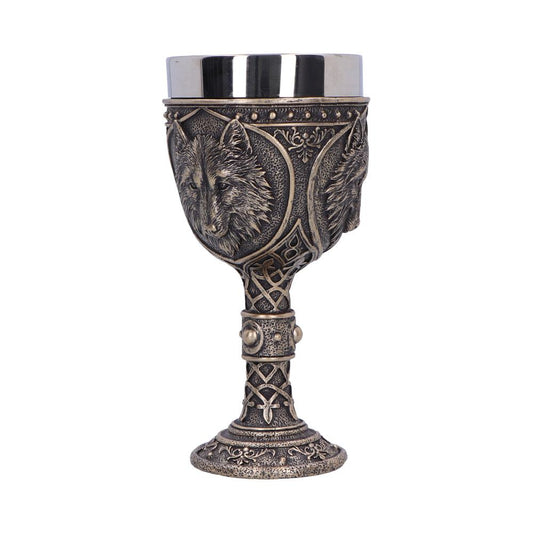 Wild Thirst Medieval Wolf Chalice 20cm 2