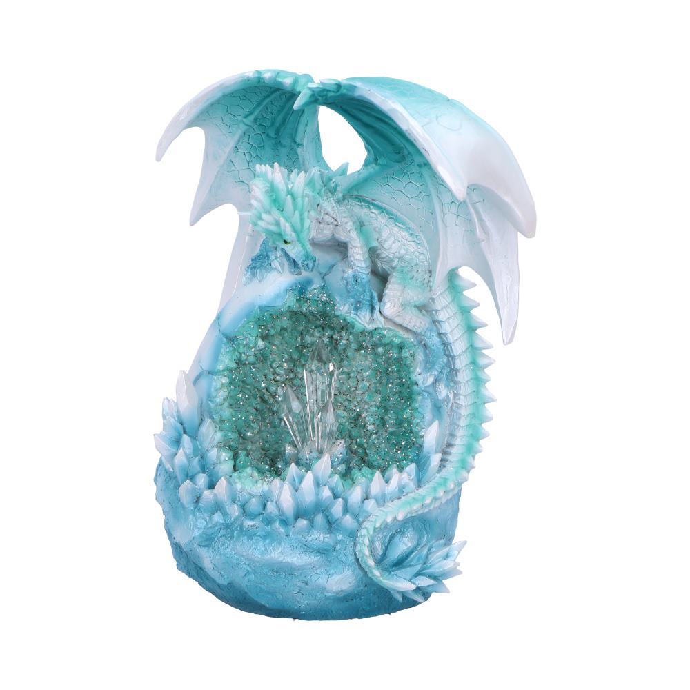 Northern Lights Light Up Dragon Geode Ornament 20cm