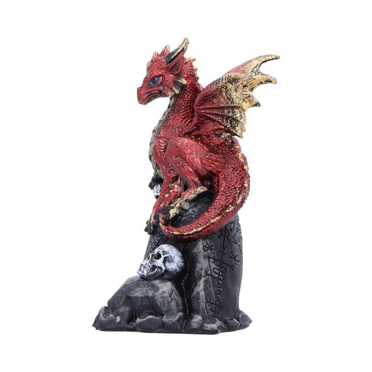 Vermillion Rune Protector Red Dragon Resin Figure 9.5cm 2