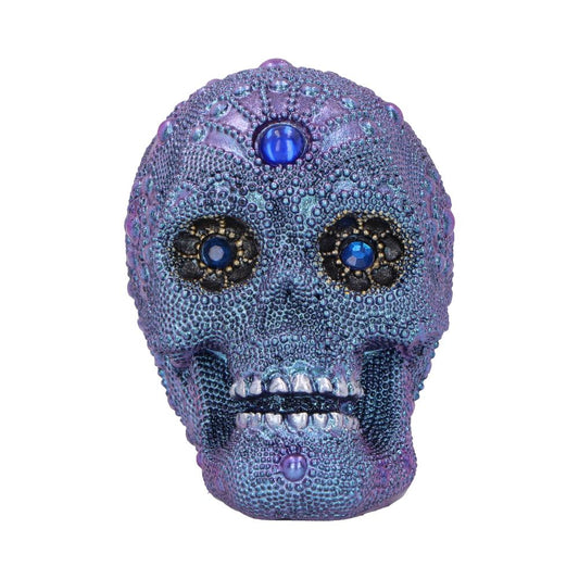 Bejewelled Small Decorative Resin Skull 8.5cm 2