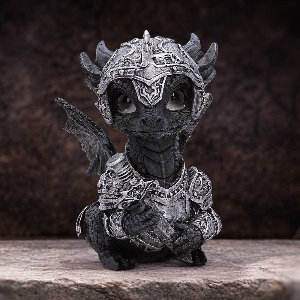 Sir Sword Flame Dragon Figurine 14cm 7