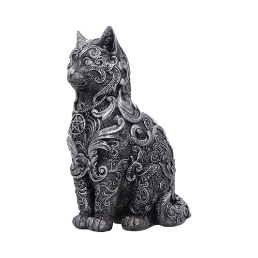 Hexbound Familiar Silver Cat Figurine 23cm 2