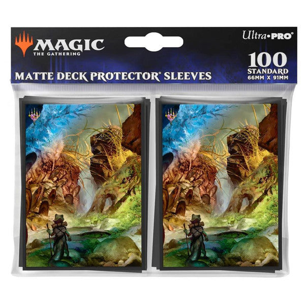 Magic The Gathering Bloomburrow 100ct Deck Protector Sleeves Swamp 3