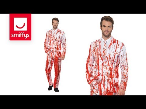 Size Chart Blood Drip Stand Out From The Crowd Adult Red Party Suit