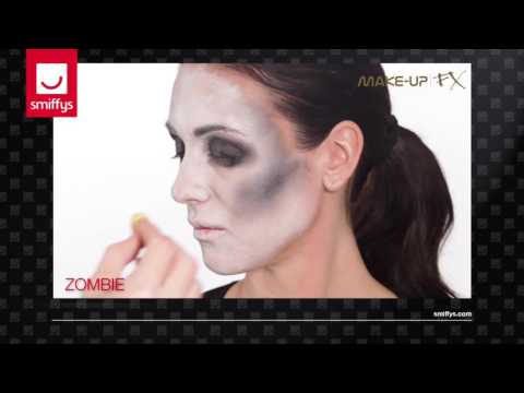 Size Chart Zombie Make Up Set with Sponge