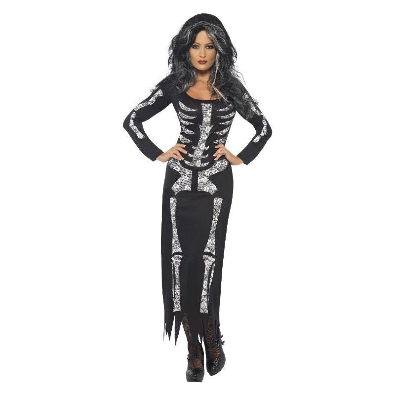 Skeleton Costume Ladies Tube Dress_4