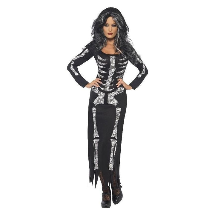 Skeleton Costume Ladies Tube Dress_4