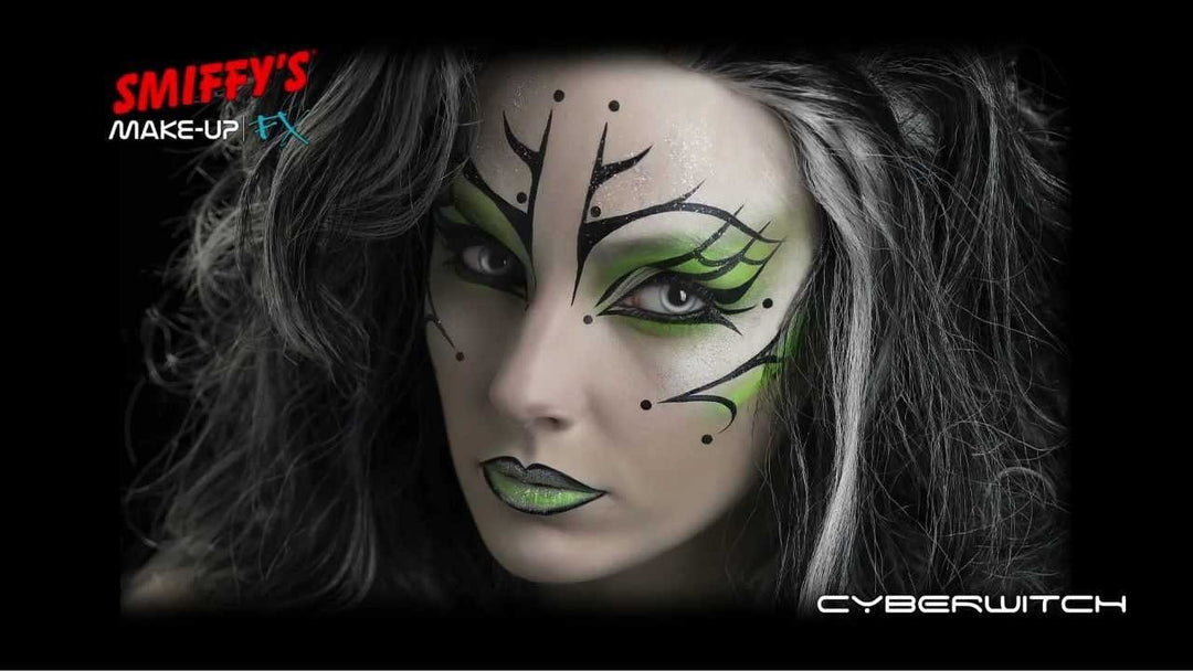 Cyber Witch Make-Up Halloween Tutorial