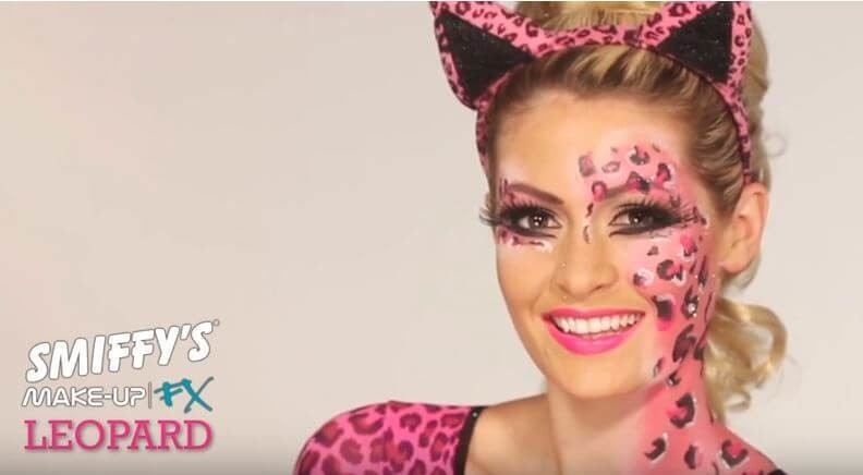 Leopard Face Paint Make-Up Tutorial