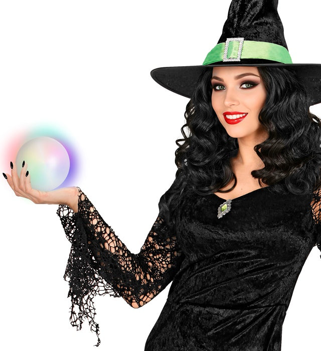 Color Changing Light-Up Crystal Ball 12,5 Cm 