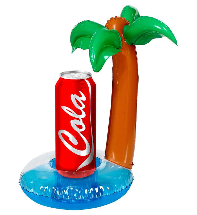 Inflatable Palm Tree Can Holder H 30 Cm - Ø 20 Cm