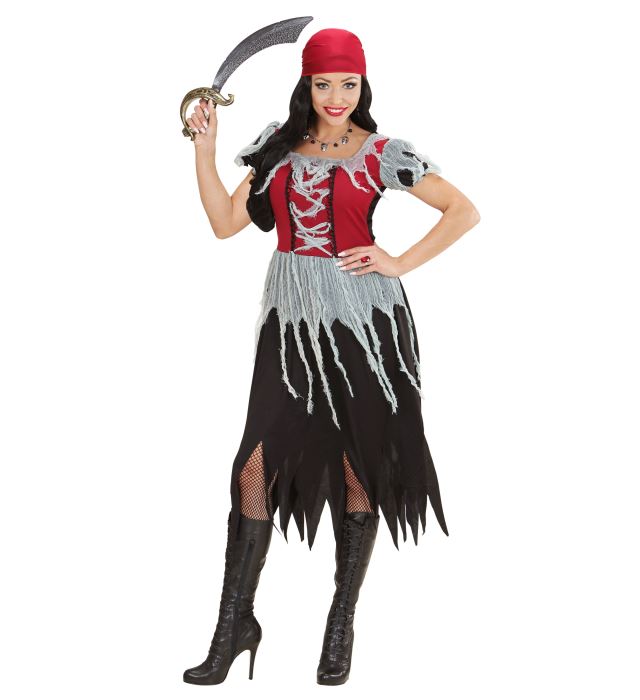 Pirate Girl  Dress, Bandana 