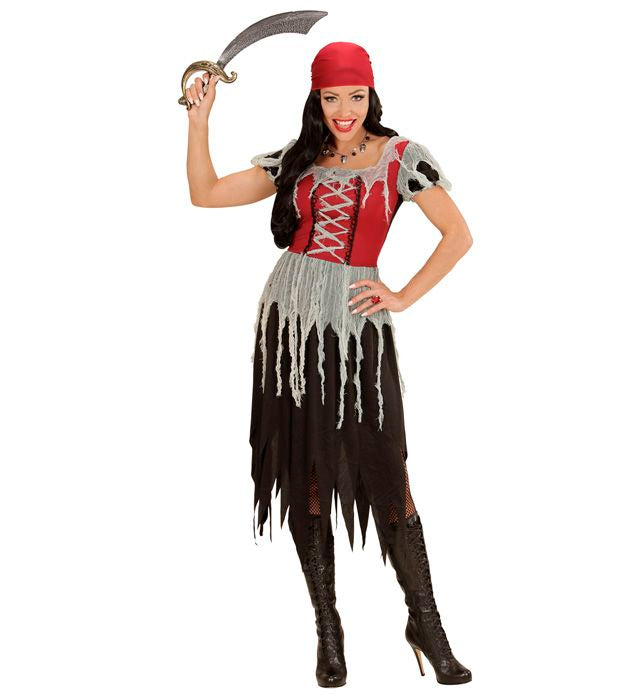 Pirate Girl  Dress, Bandana 