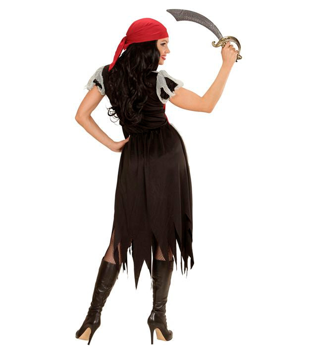Pirate Girl  Dress, Bandana 